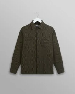Whiting Overshirt - Stepney - Black/Khaki