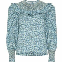 Clarice Blouse - Forget Me Not