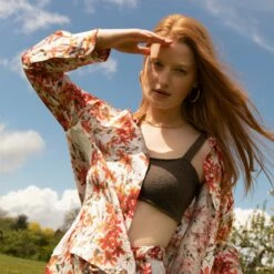 Silk Shirt In Wild Rose With Stripe -Penguin Random House Sales Store 21 ThymeSilks 202106 AW HR