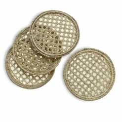 Sandra Woven Palm Coaster (Set Of 4)