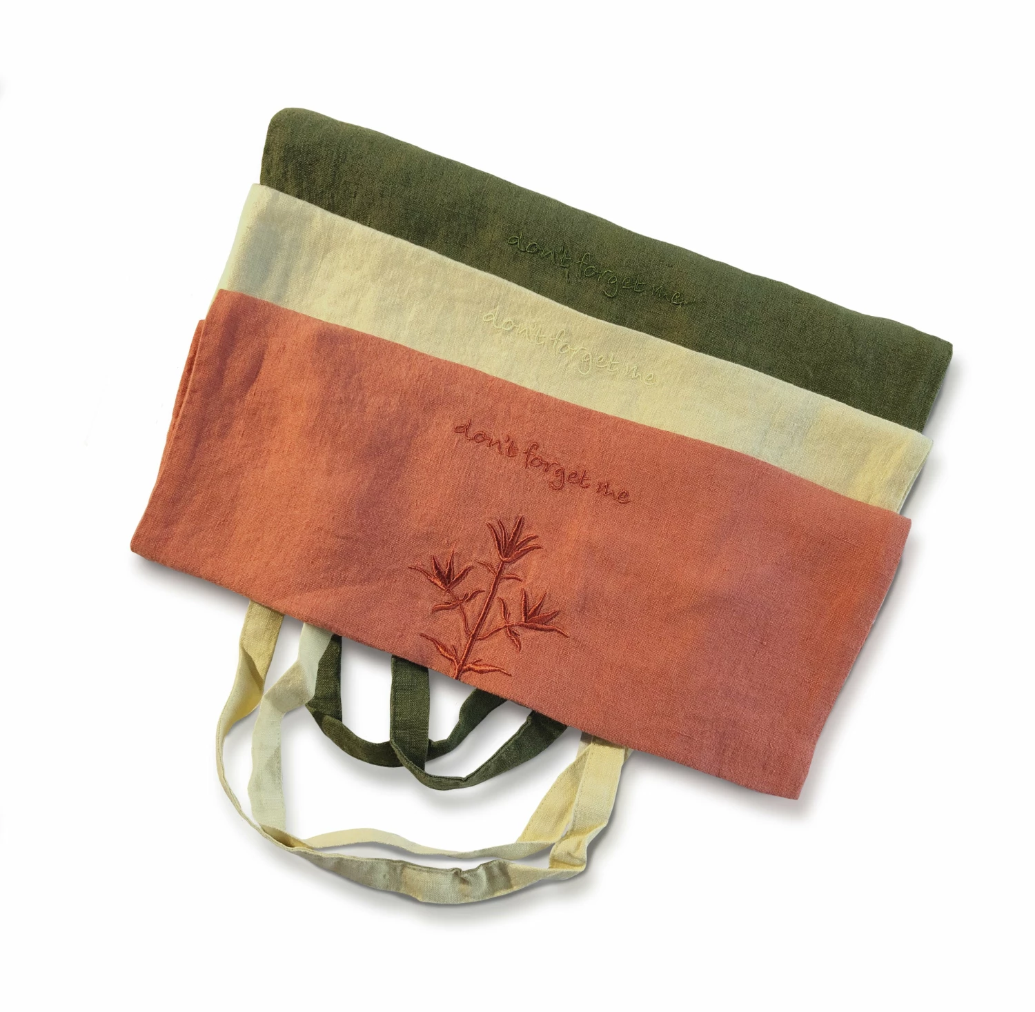 Embroidered Book Bag In Rust 4 Embroidered Book Bag In Rust - Image 2