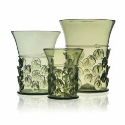 Flared Vase With Multi Dots -Penguin Random House Sales Store 3greenvases080322v1