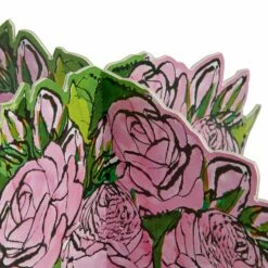 Rose Vase Cut Out -Penguin Random House Sales Store 50180059 pale pink roses cut out vase 3