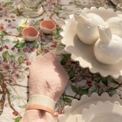 Cherry Blossom Linen Table Cloth 10 Cherry Blossom Linen Table Cloth -Penguin Random House Sales Store 55 ThymeTableLinens 202106 AW HR