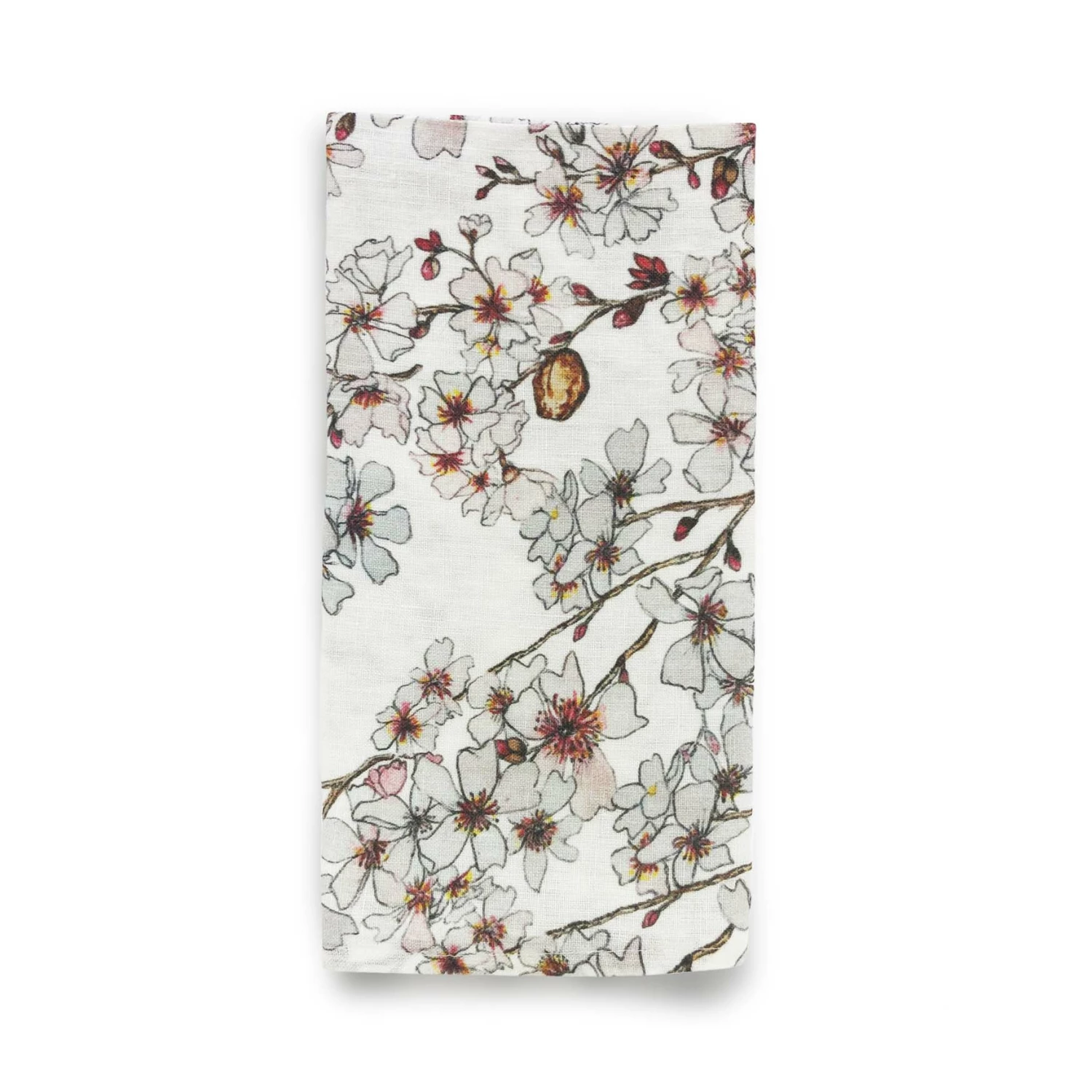 Almond Blossom Linen Napkin 4 Almond Blossom Linen Napkin - Image 2