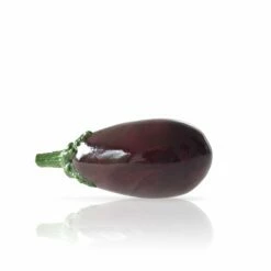 Hand Painted Decorative Aubergine