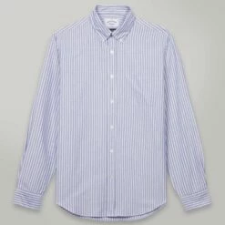 Belavista Stripe Shirt - Aqua Blue