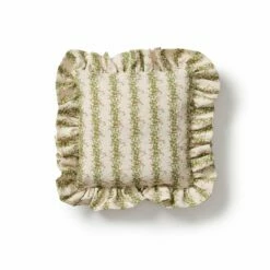 Square Bean Strike Dinky Frill Cushion