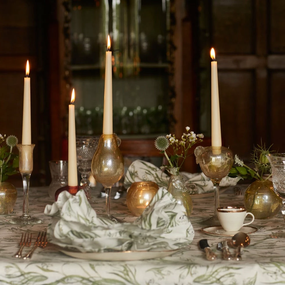 Apple Bud Vase With Stem - Gold 6 Apple Bud Vase With Stem - Gold - Image 4