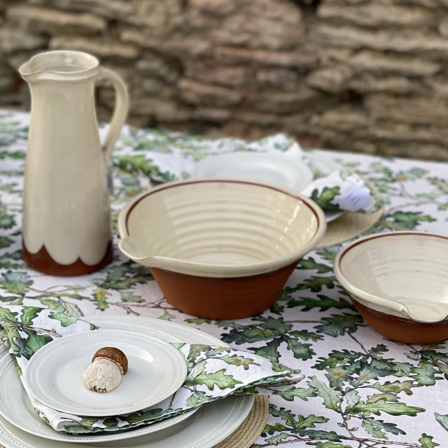 Small Lipped Farmhouse Bowl In White 4 Small Lipped Farmhouse Bowl In White - Image 2