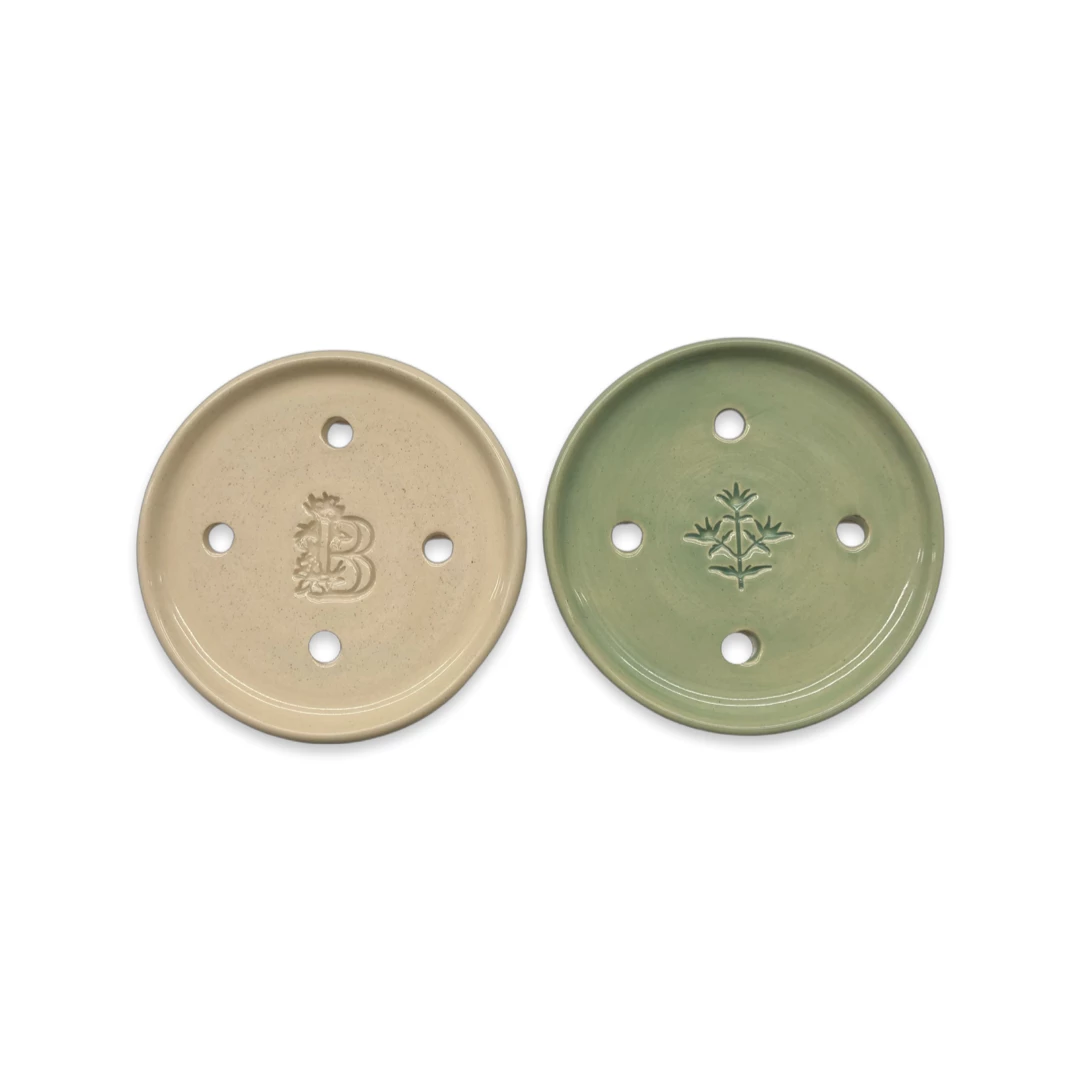 Ceramic Soap Dish In Stone 4 Ceramic Soap Dish In Stone - Image 2