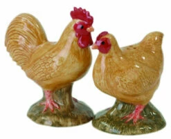 Buff Orpington Salt & Pepper Shakers