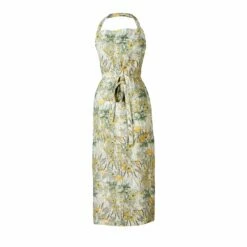 Buttercup Printed Linen Apron