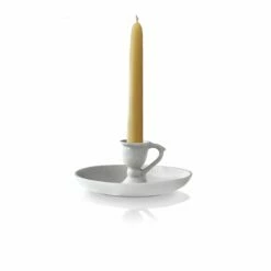 Classical Chamberstick -Penguin Random House Sales Store Candlestickwithcandlesideview050620v1