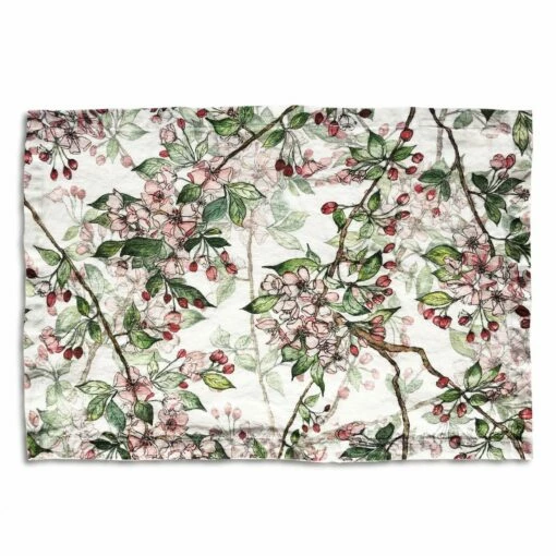 Cherry Blossom Linen Placemat 2 Cherry Blossom Linen Placemat -Penguin Random House Sales Store CherryBlossom160321v1