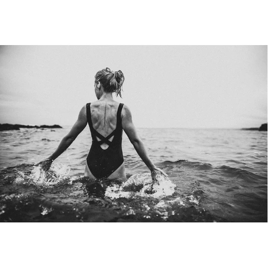 Davy J Classic Swimsuit - Black 4 Davy J Classic Swimsuit - Black - Image 2