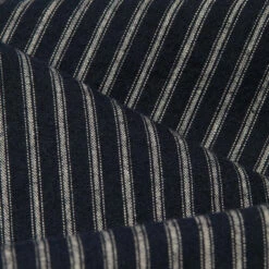 Didcot Shirt In Vertical Navy Stripe -Penguin Random House Sales Store DIDCOTSTRIPESHIRT MIDNIGHT ECRULINE 2
