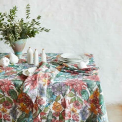 Dahlia Linen Napkin 8 Dahlia Linen Napkin -Penguin Random House Sales Store Dahlia 0013 low HelenCathcart Jan22