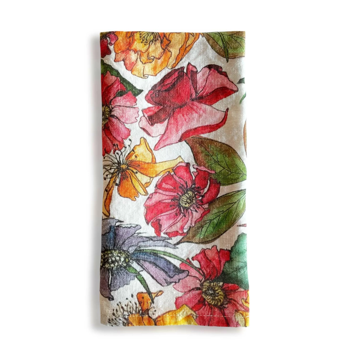 Dahlia Linen Napkin 3 Dahlia Linen Napkin