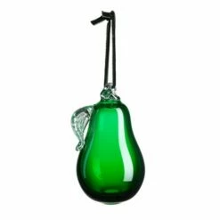 Pear Christmas Decoration - Green -Penguin Random House Sales Store Di6kzXDw