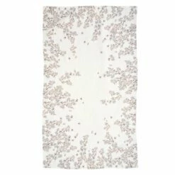 Almond Blossom Border Linen Table Cloth