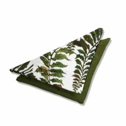 Dark Green Linen Napkin 9 Dark Green Linen Napkin -Penguin Random House Sales Store Folded green napkins 141019 v1
