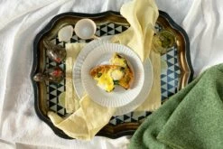 French Vanilla Linen Placemat -Penguin Random House Sales Store Fritattablogheader1920x1280