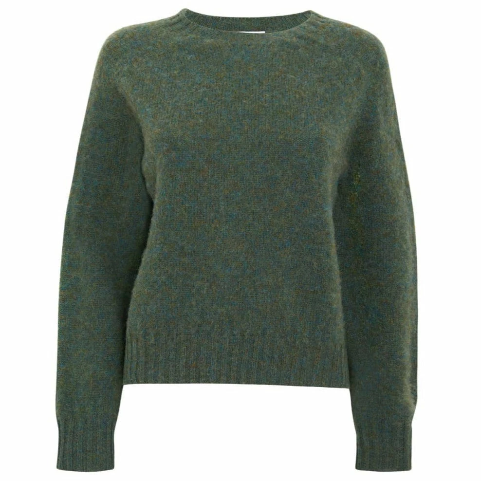 Leslie Brushed Wool Jumper - Jade 3 Leslie Brushed Wool Jumper - Jade