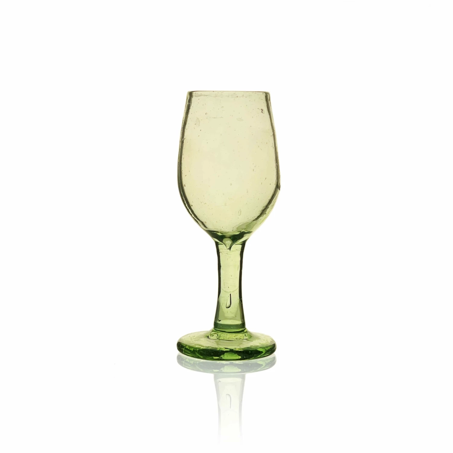 Recycled Wine Glass- Clear 3 Recycled Wine Glass- Clear