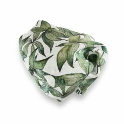Hellebore Leaves Linen Napkin