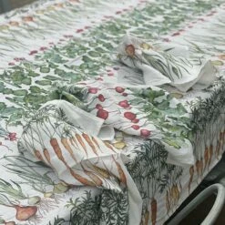 Vegetable Patch Linen Table Cloth 7 Vegetable Patch Linen Table Cloth -Penguin Random House Sales Store IMG 2491