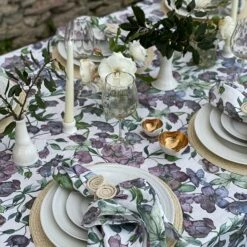 Hellebore Linen Table Cloth 10 Hellebore Linen Table Cloth -Penguin Random House Sales Store IMG 6858