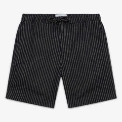 Kurt Short In Vertical Navy Stripe