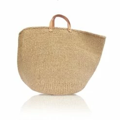 Large Basket Bag In Brown