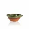 Small Lipped Farmhouse Bowl In Green -Penguin Random House Sales Store Lippedbowlsmallgreenside091120v1