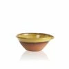 Small Lipped Farmhouse Bowl In Honey -Penguin Random House Sales Store Lippedbowlsmallhoneyside091120v1