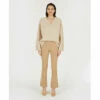 Rib Plated Flare Pants - Camel -Penguin Random House Sales Store MandkhaiRibbedTroyuser