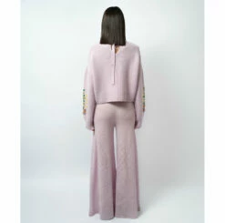 Cropped Hand Embroidered Jumper - Pink -Penguin Random House Sales Store Mandkhaipinkembback 7dea39dd 05ed 4b69 b204 1460937bf9fd