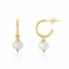 Manhattan Gold & Freshwater Pearl Interchangeable Hoop Earrings 1 Manhattan Gold & Freshwater Pearl Interchangeable Hoop Earrings -Penguin Random House Sales Store Manhattan Pearl Gold Vermeil Drop Hoop Earrings dc8ef44a 9fd7 4fa8 aaf4 9e2326481f4a