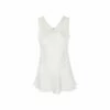 Silk Camisole Top In Plain White -Penguin Random House Sales Store Mannequin40