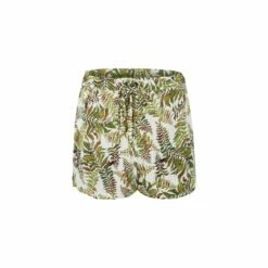 Silk Shorts In Fern