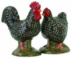 Muran Hen & Cockerel Salt & Pepper Shakers