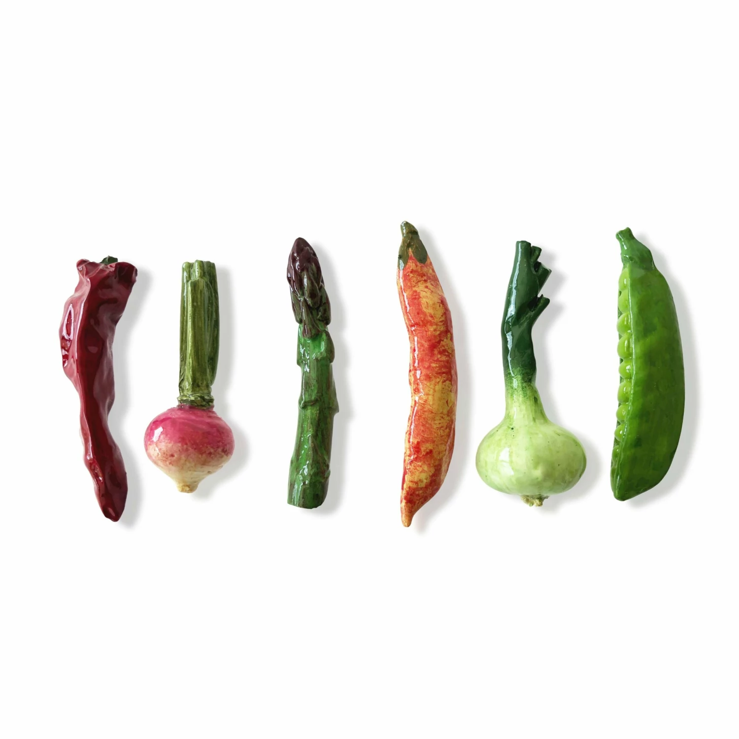 Hand Painted Mini Vegetables 4 Hand Painted Mini Vegetables - Image 2