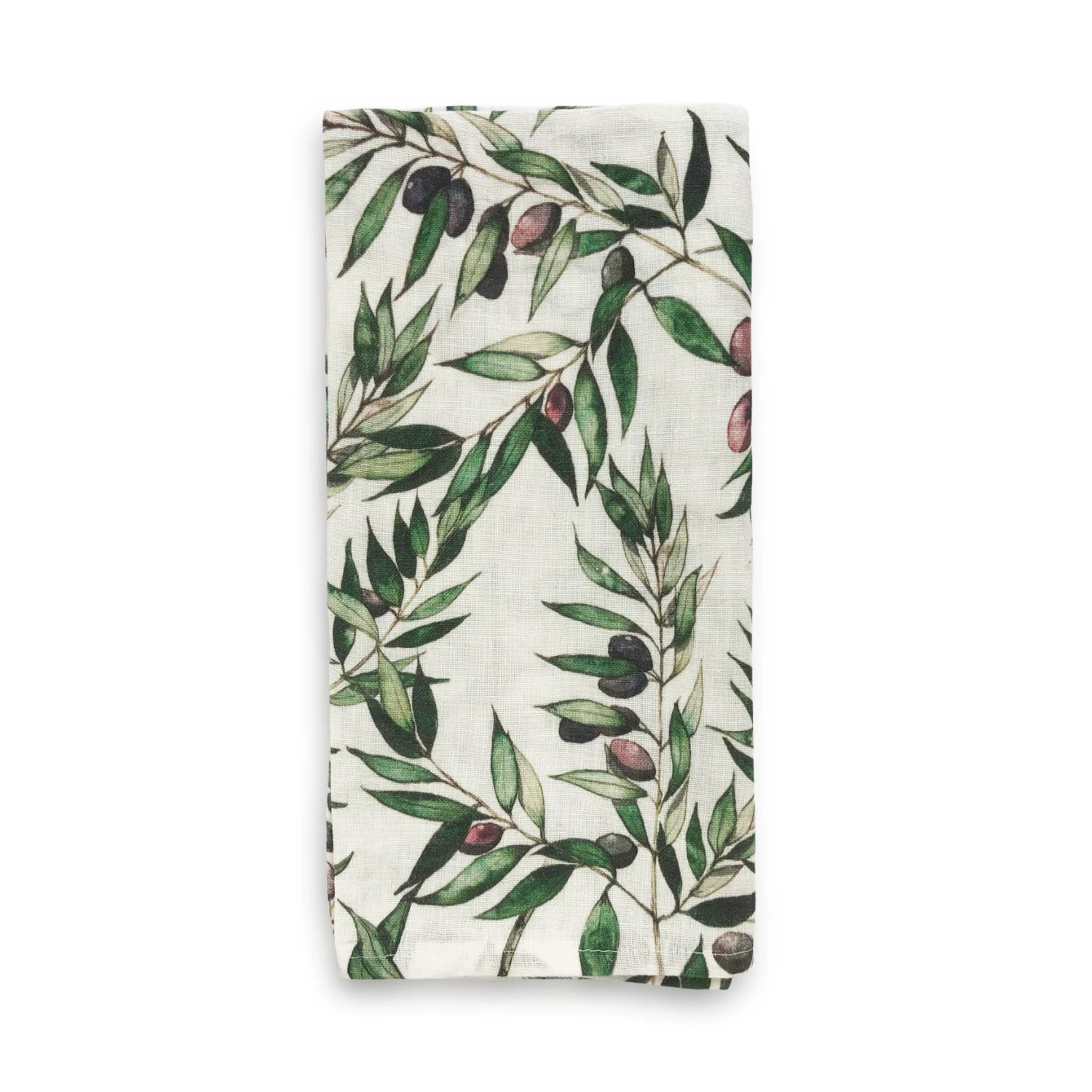 Olive Linen Napkin 4 Olive Linen Napkin - Image 2