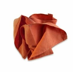 Orange Rust Linen Napkin