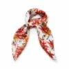 Silk Head Scarf In Wild Rose -Penguin Random House Sales Store Orangescarf