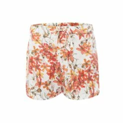 Silk Shorts In Wild Rose