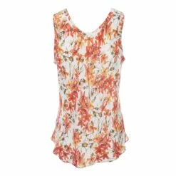 Silk Camisole Top In Wild Rose -Penguin Random House Sales Store Orangetop2