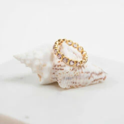 Ortigia Amethyst Gold Vermeil Ring - Medium 6 Ortigia Amethyst Gold Vermeil Ring - Medium -Penguin Random House Sales Store Ortigia Gold Rings Amethyst Ring