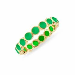 Ortigia Chrysoprase Gold Vermeil Ring - Small